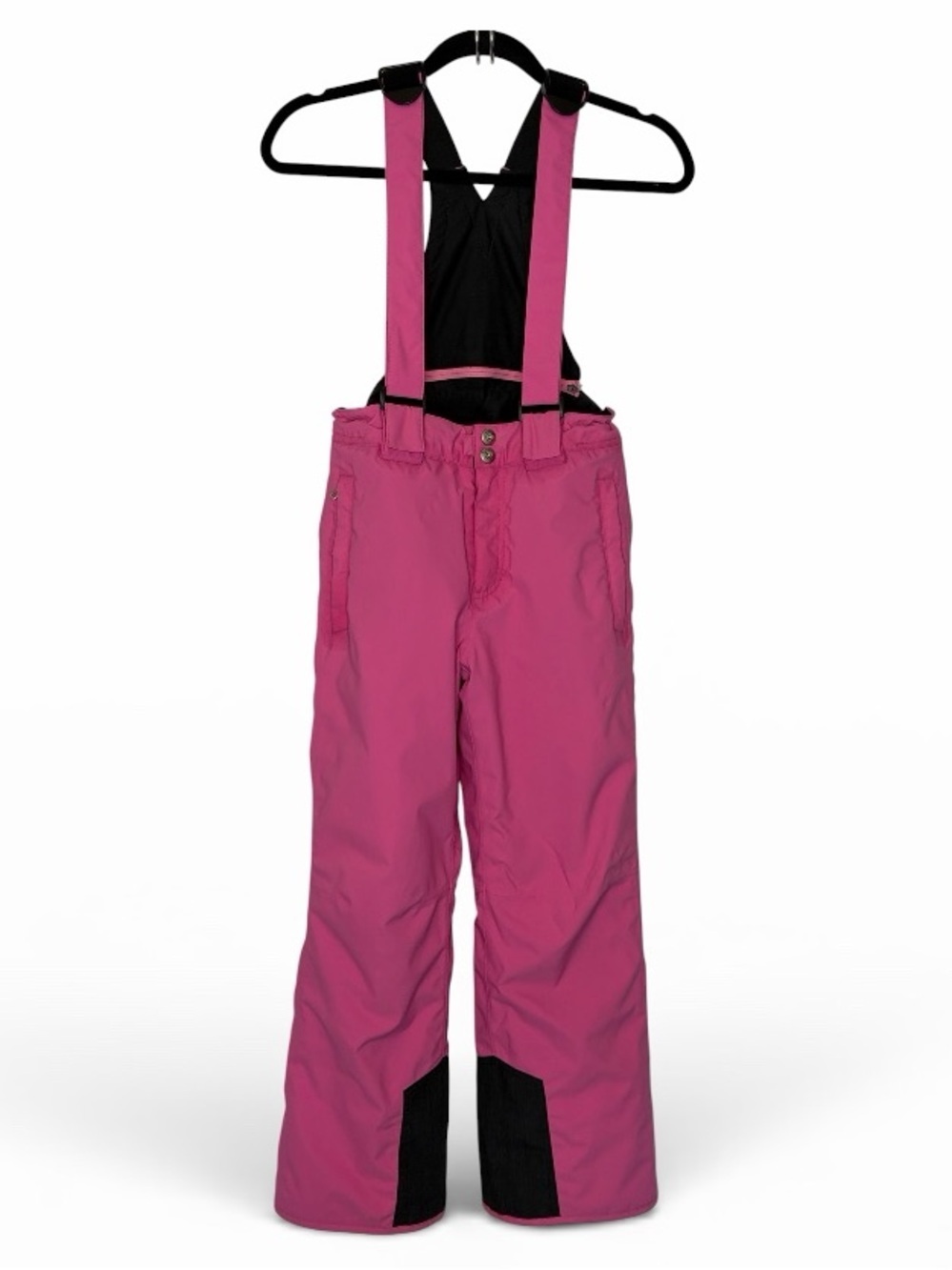 Bogner Girls Pink Snow Overalls with removable Bib. Size L